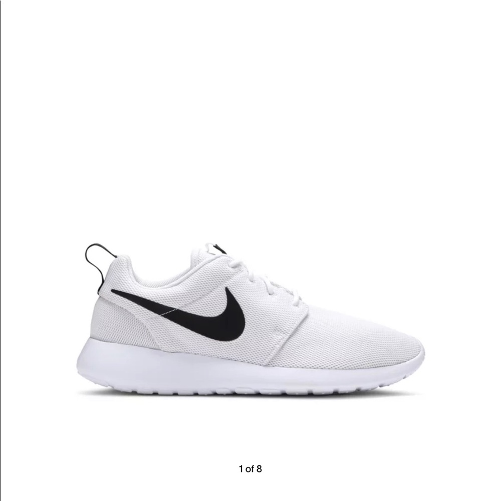 Nike White and Black Roshe